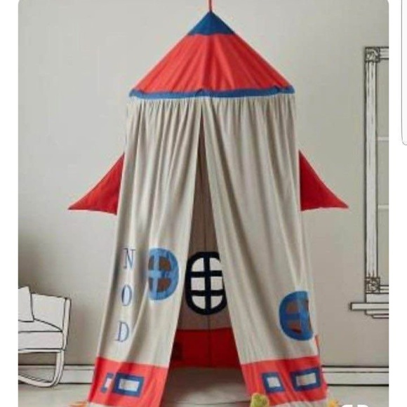 Land of Nod Rocketship Play Tent - Picture 2 of 2